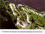 Ein Klassiker der Seealpen: Die geschotterte Sdrampe des Col de Tende (Frankreich-Italien)