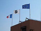 Korsika als Zentrum von Frankreich und EU